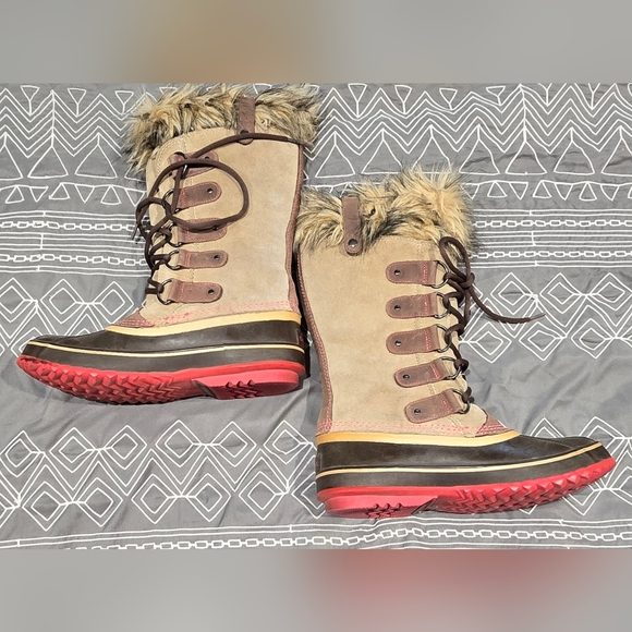 Sorel Joan of Artic Waterproof Winter Boots Women's Size 9 - Picture 2 of 8